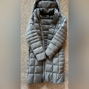 The North Face gray long jacket